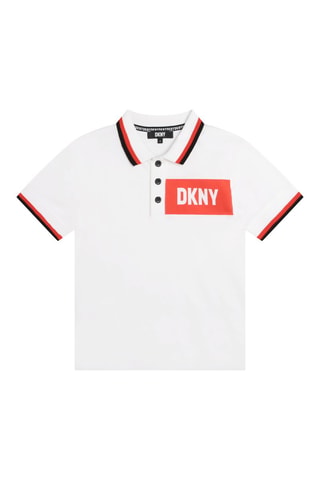 Polo en coton biologique - Blanc - DKNY