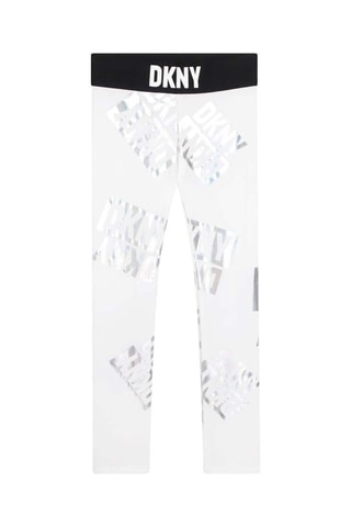 Legging - Blanc et argenté - DKNY