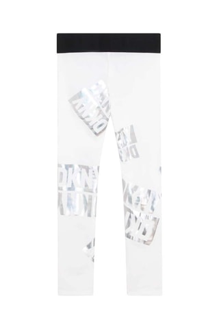 Legging - Blanc et argenté - DKNY