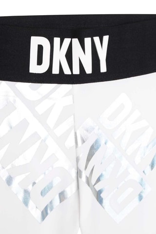 Legging - Blanc et argenté - DKNY