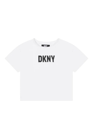 T-shirt 2-en-1 - Noir et blanc - DKNY