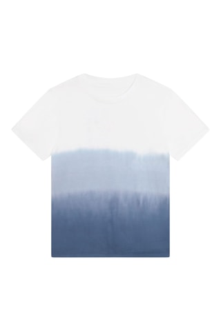 T-shirt - Blanc et bleu - DKNY