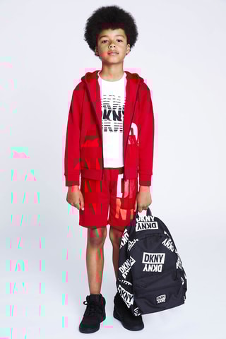 Sweat à capuche - Rouge - DKNY