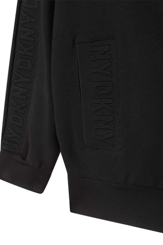 Sweat à capuche - Noir et blanc - DKNY