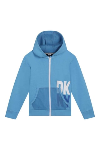 Sweat à capuche - Bleu - DKNY