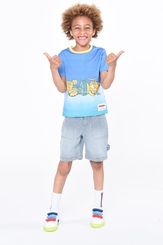 T-shirt en coton biologique Garfield - Bleu - Marc Jacobs