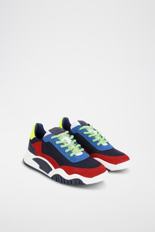 Baskets en cuir - Bleu et rouge - Marc Jacobs