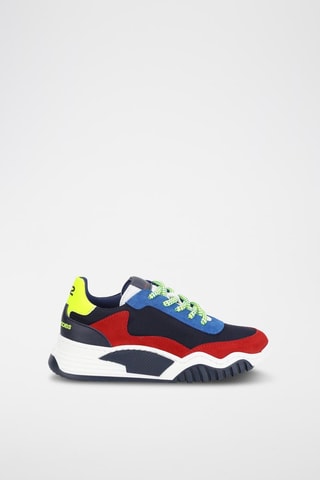 Baskets en cuir - Bleu et rouge - Marc Jacobs