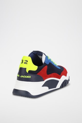 Baskets en cuir - Bleu et rouge - Marc Jacobs