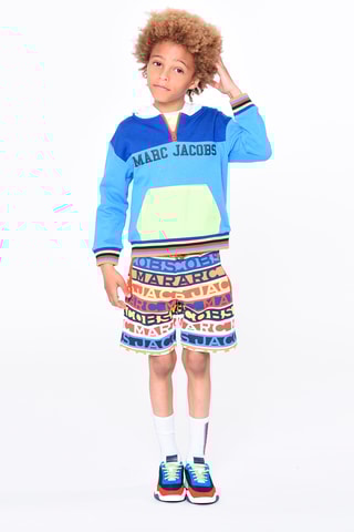 Baskets en cuir - Bleu et rouge - Marc Jacobs