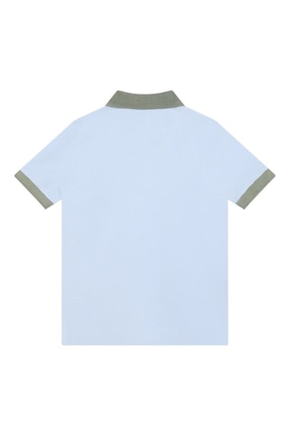 Polo en coton biologique Ciel