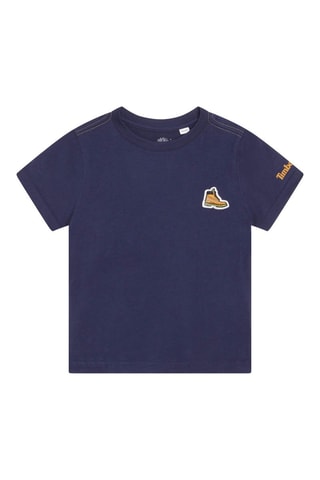 T-shirt en coton biologique Bleu marine