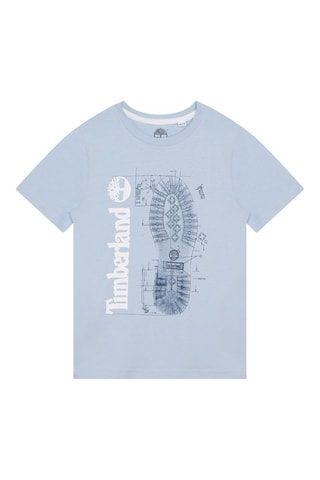 T-shirt en coton biologique Ciel