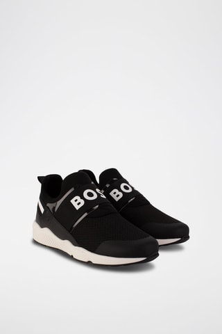 Slip-on en cuir Noir - Hugo Boss