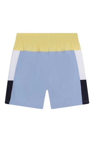 Bermuda de bain Bleu clair et jaune - Hugo Boss
