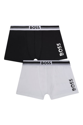 2 boxers Noir et blanc - Hugo Boss
