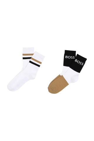 2 paires de chaussettes Blanc - Hugo Boss