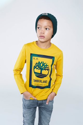 T-shirt en coton biologique Jaune
