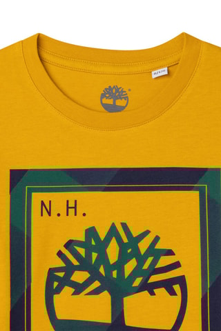 T-shirt en coton biologique Jaune