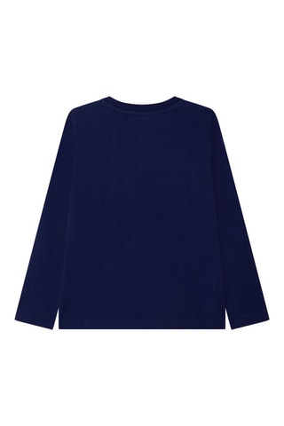 T-shirt en coton biologique Bleu marine