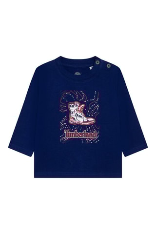 T-shirt en coton biologique Bleu marine