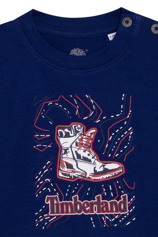 T-shirt en coton biologique Bleu marine