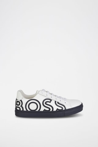 Baskets en cuir Bleu et blanc - Hugo Boss