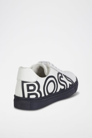 Baskets en cuir Bleu et blanc - Hugo Boss