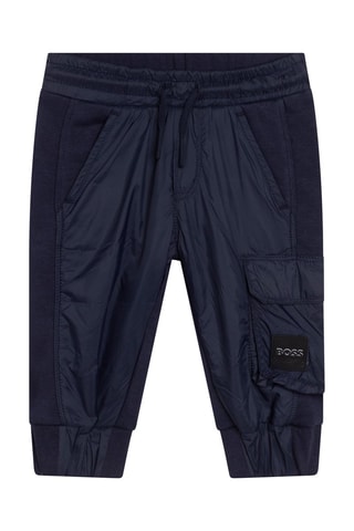 Jogging bi-matière Bleu marine - Hugo Boss