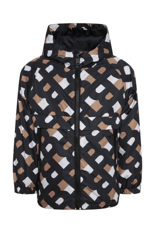 Coupe-vent à capuche Noir - Hugo Boss