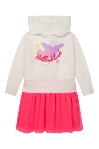 Robe trompe-l’œil Blanc et rose - Billieblush