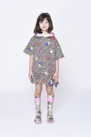 Robe à capuche - Beige et marron - Marc Jacobs