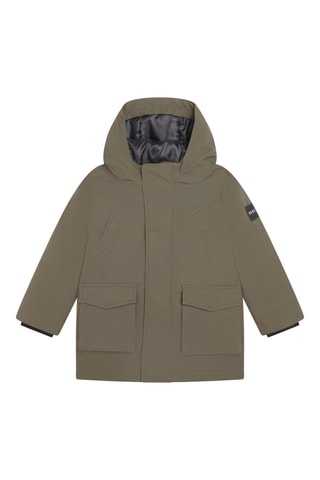 Parka à capuche Kaki - Hugo Boss