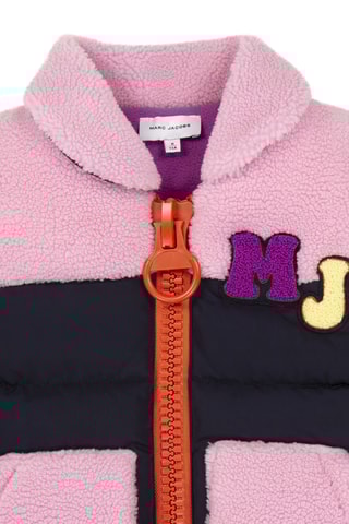 Doudoune bi-matière sans manches - Bleu marine - Marc Jacobs