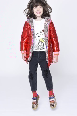 T-shirt en coton biologique Snoopy et Woodstock Snoopy et les Peanuts - Blanc - Marc Jacobs