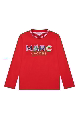 T-shirt en coton biologique - Rouge - Marc Jacobs