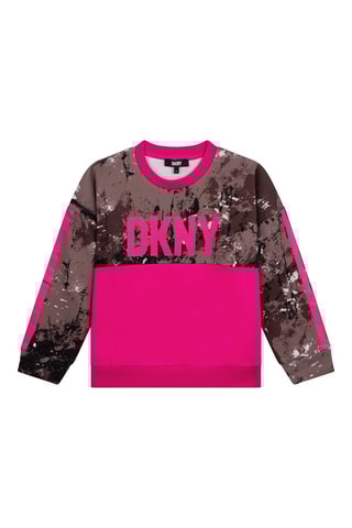 Sweat - Taupe et fuchsia - DKNY