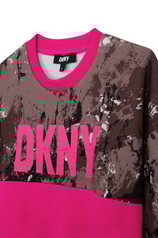 Sweat - Taupe et fuchsia - DKNY