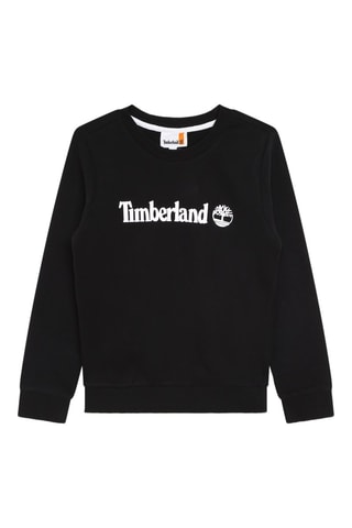 Sweat en coton biologique Noir - Timberland