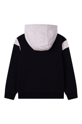Sweat à capuche Rose clair et noir - DKNY