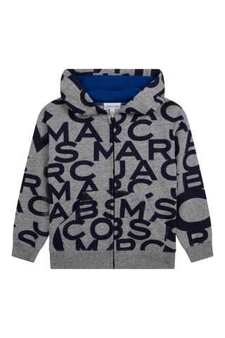 Sweat à capuche - Gris chiné - Marc Jacobs