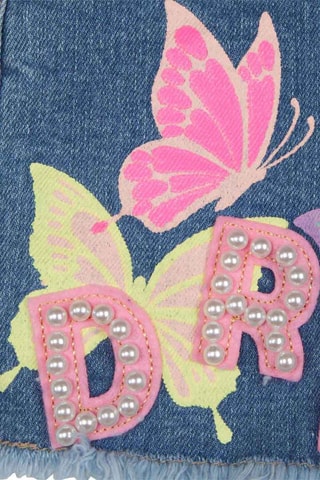 Short en jean Bleu - Billieblush