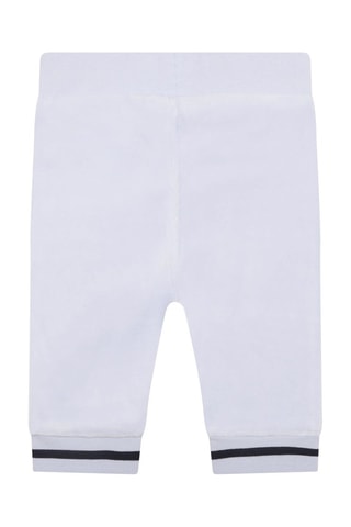 Sweat et jogging en velours et coton biologique - Blanc - Hugo Boss