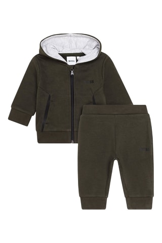 Sweat à capuche et jogging Kaki - Hugo Boss