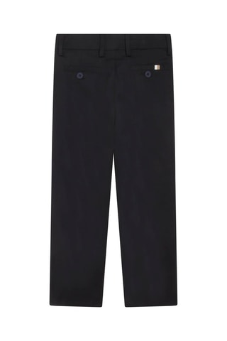 Pantalon en laine Bleu marine - Hugo Boss