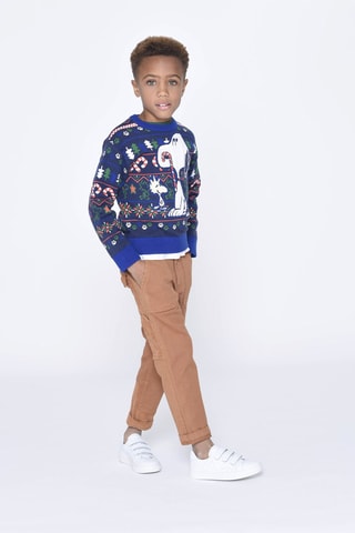Pull Snoopy et Woodstock Snoopy et les Peanuts Bleu marine - Marc Jacobs
