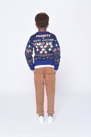 Pull Snoopy et Woodstock Snoopy et les Peanuts Bleu marine - Marc Jacobs