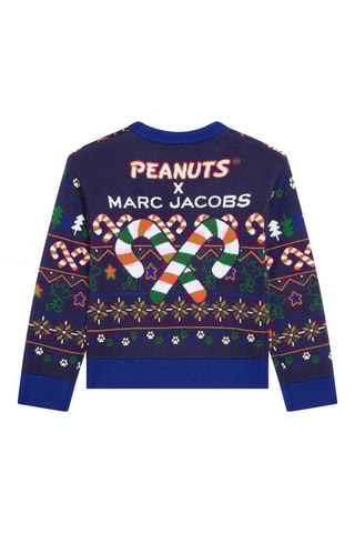 Pull Snoopy et Woodstock Snoopy et les Peanuts Bleu marine - Marc Jacobs