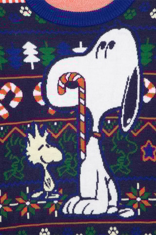 Pull Snoopy et Woodstock Snoopy et les Peanuts Bleu marine - Marc Jacobs