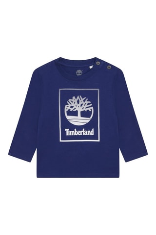 T-shirt en coton biologique Bleu marine - Timberland
